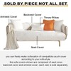 vctops Boho Circle Embroidery Couch Sofa Cover Solid Color Cotton