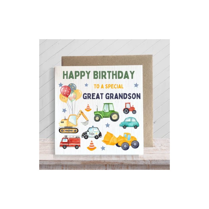 Second Ave Digger Great Grandson Children's Kids Baby Tractor Car