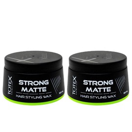 Totex Strong Matte Hair Wax, Strong Matte Hair Styling Wax, Multi Fruit Scented Hair Wax, Super Matte Effect and Natural Hair Look, Maximum Control, 150 ml (Pack of 5)