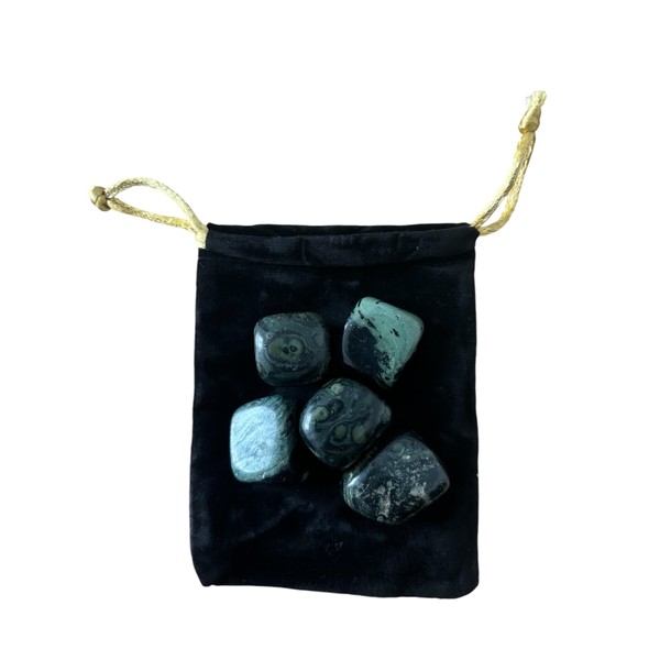 5 Natural Stones Kambaba Jasper - 5 Polished Crystals Kambaba