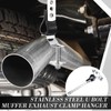 Geetery 4 Pcs Exhaust Hangers Muffler Hanger Swivel Tail Pipe