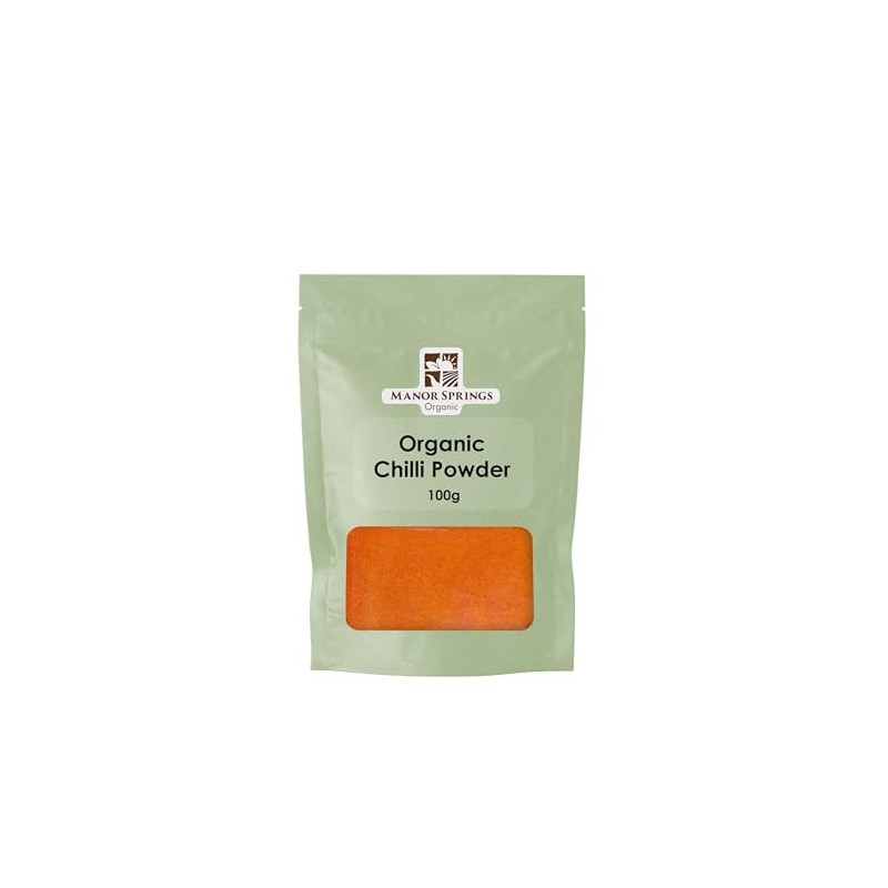 Organic Chilli Powder 100g by Manor Springs Organic