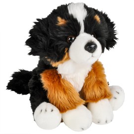 HOWBOUTDIS 12 inch Heirloom Floppy Bernese Mountain Dog - Ultra Soft Plush - Stuffed Animal- Great Gift or Prize - for Ages 3+
