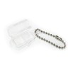 （2pcs/lot） Hearing Aid Battery Caddy - Plastic Button Cell Holder Storage Case with Key Chain