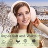 Dwenarry 1/2 Pieces Ear Warmers Women's Winter Plush Earmuffs Fluffy