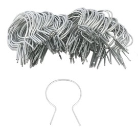 EZ Twist 2 1/2" (2 3/8" OD) x 9 Gauge Preformed Galvanized Steel Fence Ties - (100 Pack)