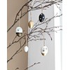 18 x Easter Eggs for Hanging Easter Decoration Outdoor Black