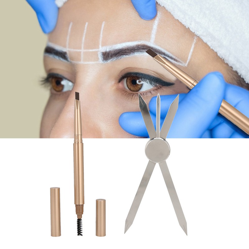 Eyebrow Drawing Tools Compass Guide Template Tools Makeup Shaping Stencils