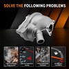 GLOCRORET Aluminum Thermostat Housing Assembly Compatible with 2001-2005 Ford Explorer,