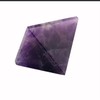 Brazilian Amethyst Pyramid Natural Stone for Wellbeing and Meditation (4cm)