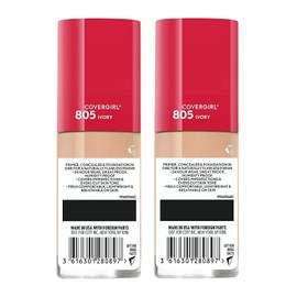 COVERGIRL Outlast Extreme Wear 3 In 1 Foundation 805 IVORY, 2-PACK! (READ)