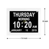 TMCC Dementia Clock Digital Day Calendar Clock -Extra Large Date