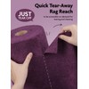 Fantasticlean Microfiber Cleaning Cloth Roll -75 Pack, Tear Away Microfiber