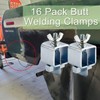 Toolly 16 Pack Butt Welding Clamps - Small Welding Clamps