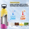 Motswedi Botella Termica 750 ml, Borraccia Acciaio Inox, per Acqua