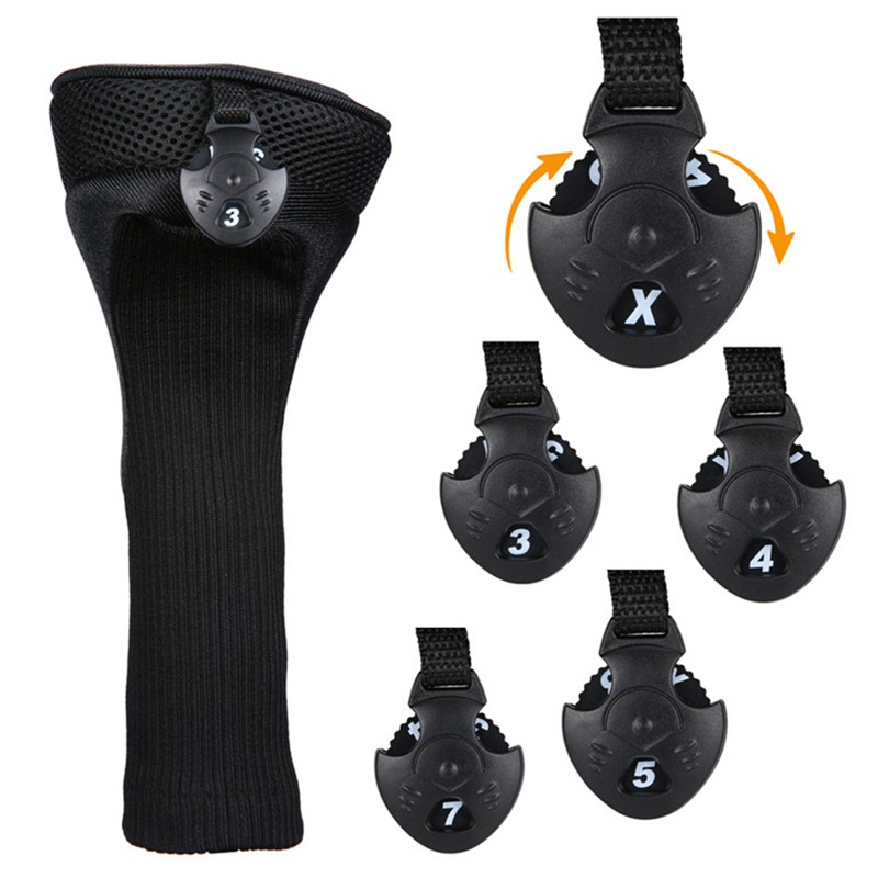 3Pcs Club Head Covers Set 1 3 5 Fairway Wood