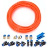 CGELE Pneumatic Tubing Orange PU Air hose Pipe Tube Kit