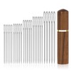Large Eye Sewing Needles 25pcs Sharp Embroidery Darning Needles for
