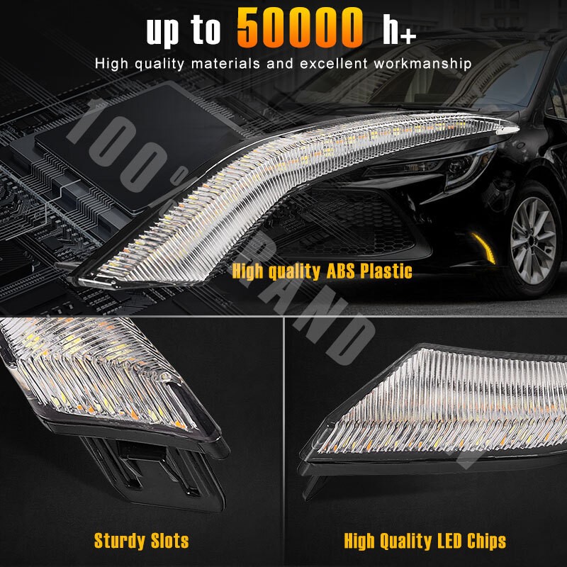 Unbranded For Toyota Corolla L LE XLE 2020 2021 LED