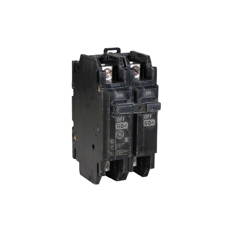 General Electric THQC2130WL; 2P 30A 120/240V CB, Black