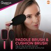 SOL 5pk Hair Brush Set for Women - Paddle, Round