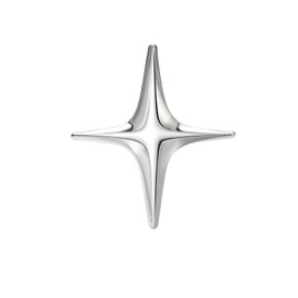 QLUYCKW Gold Brooches for Women Fashion Large Round Spiral Snail Brooch Pin Minimalist Gold Silver Star Brooch Pin Birthday Party Statement Jewelry Accessories (Silver Star)