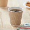 HOT BARGAINS, 500 X 4oz / 120ml Kraft Ripple Cups