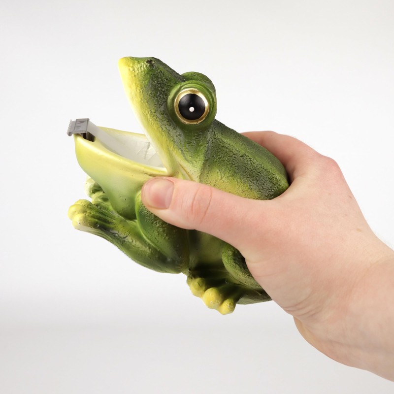 Tree Frog Tape Dispenser, Office Desk Accessory Gifts, 5.5" x