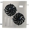 RADREPLA CU2711 Aluminum Radiator Shroud with Electric Fan for 2003-2009