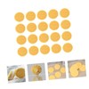 PACKOVE 100Pcs Rounded Makeup Powder Face Cleaning Applicators for Cosmetics