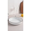 famiware Mercury Pasta Bowls Set of 4, 33 oz Large