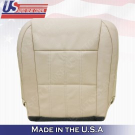u.s autoseatcover inc. 2013-2018 For Lexus ES350 Passenger Bottom Perforated Leather Seat Cover Tan