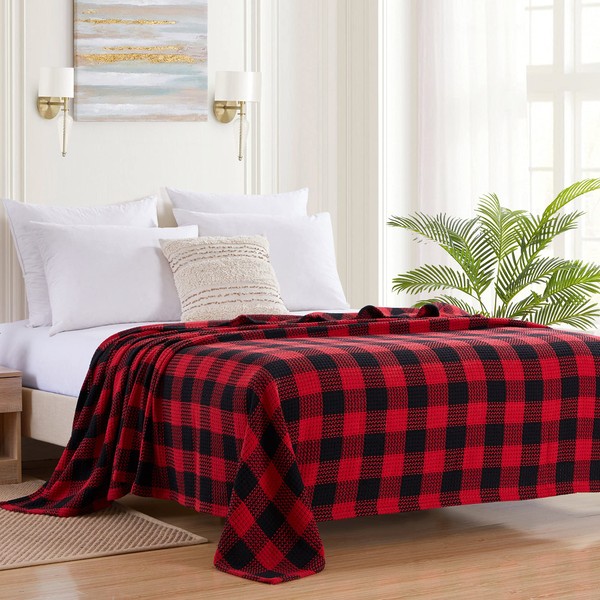 Sweet Home Collection Fine Cotton Blend Blanket Luxurious Weave Stylish