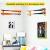 Invech 2 Baseball Bat Holder, Baseball Bat Display Wall Mount,