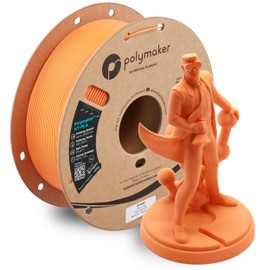 Polymaker HT-PLA Filament 1.75mm Orange, High Temp PLA for 3D Printing, Heat Stable Up to 150°C, Easy to Print, Works with Most FDM Printers, 1kg Spool