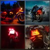 Nilight 2PCS 5Inch LED Motorcycle Turn Signal Running Brake Stop