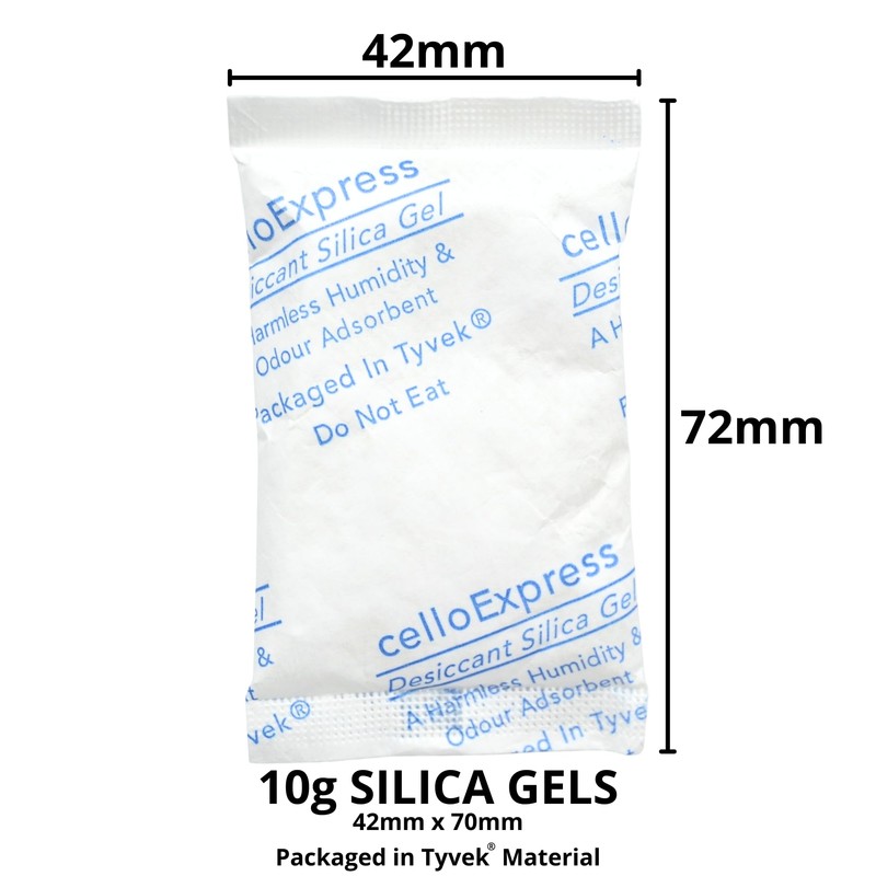 celloexpress 10g Silica Gel Pouches - Pack of 5 -