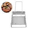 Stainless Steel Foldable Toaster Rack Handheld Portable Outdoor Picnic Toast