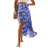 CUPSHE Women's Skirt Floral Print Maxi Skirt High Waist Side