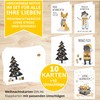 artup 10 Weihnachtskarten mit Umschlag - 5 Motive im Set
