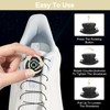 DELAESI Shoelaces Without Tying 4 Pairs Shoelaces Quick Release Laces