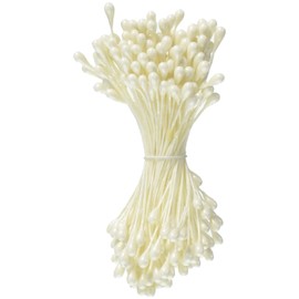 Art Flower Flower Core pa-rupeppu Large White 2 Bundles, 50-Pack