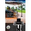 4smile In-ground umbrella base - In Ground umbrella holder, stainless
