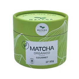 Matcha Gourmet Orgánico 50g Para Bebidas y Postres Aporta Antioxidantes Rinde Aprox 25 Tazas