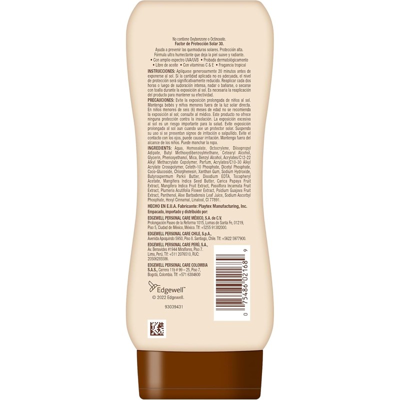 Hawaiian Tropic Sheer Protector Solar 30 FPS Loción de 240ml