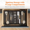 Lifewit Utensil Organizer for Kitchen Drawers, Expandable Cooking Utensil Tray,