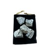 Natural Dalmatian Jasper Stone 20 to 30 mm 5 Pieces