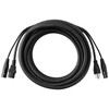 Audiopipe 33Ft Siamese Cable AC Power & XLR Microphone Cable
