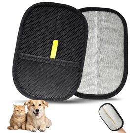 1Pack Pet Grooming Gloves, Cat Grooming Glove, Grooming Gloves for Dog, Double Sided Grooming Glove, Reusable Cat Dog Electrostatic Hair Remover Grooming Glove Tool