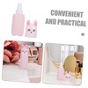 PACKOVE 2Pcs Cat Design Mist Spray Bottle Refillable Plastic Water